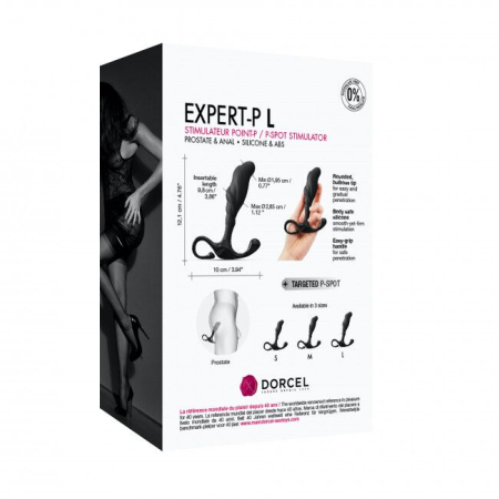 Ручний ергономічний масажер простати Dorcel Expert P size L - фото №6