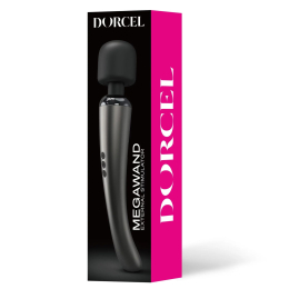 Потужний вібромасажер Dorcel Megawand Chrome Silver який перезаряджається, 160 режимів - - фото №7