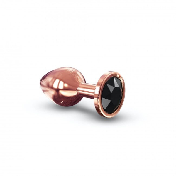 Металева анальна пробка із прикрасою у вигляді кристалу Dorcel - Diamond Plug M - фото