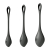 Набір йоні намистин Satisfyer Yoni Power 2 Black, діаметр 2-2,5-3см, маса 22-44-73 г - фото