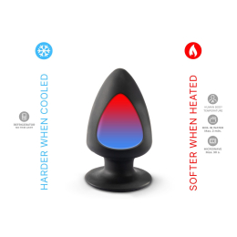 Анальна пробка SilexD (Model 1 size M) двошарова, силікон + Silexpan, діаметр 6,2 см - - фото №5