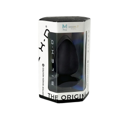 Анальна пробка SilexD (Model 1 size M) двошарова, силікон + Silexpan, діаметр 6,2 см - - фото №7