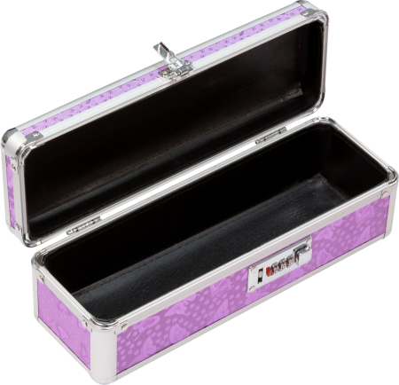 Кейс для зберігання секс-іграшок BMS Factory - The Toy Chest Lokable Vibrator Case Purple з кодовим - фото №3