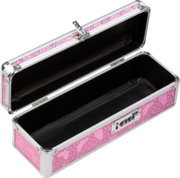 Кейс для зберігання секс-іграшок BMS Factory - The Toy Chest Lokable Vibrator Case Pink з кодовим за - - фото №3