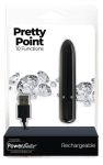 Віброкуля PowerBullet - Pretty Point Rechargeable Bullet Black - фото №6