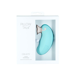 Розкішний вакуумний кліторальний стимулятор Pillow Talk - Dreamy Teal із кристалом Swarovski - - фото №6