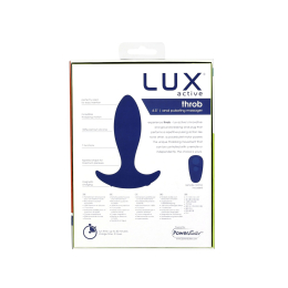 Анальна пробка з пульсацією Lux Active – Throb – 4.5" Anal Pulsating Massager, пульт ДК - - фото №9