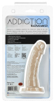 Вигнутий фалоімітатор на присосці ADDICTION — Edward 6? Curved Dong, віброкуля в подарунок - фото №6