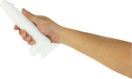 Перлинний фалоімітатор на присосці ADDICTION — Pearl by Addiction 7,5? Dong, віброкуля в подарунок - - фото №4