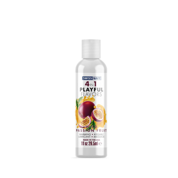 Лубрикант на водній основі Swiss Navy 4 in 1 Wild Passion Fruit 29,5 мл - фото