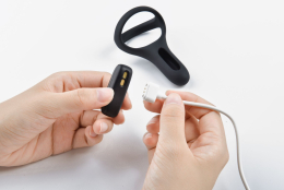 Подвійне ерекційне кільце Fun Town Rise Black, керування зі смартфона - - фото №6