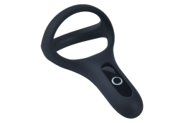 Подвійне ерекційне кільце Fun Town Rise Black, керування зі смартфона - - фото №3