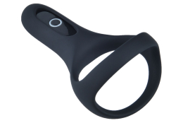 Подвійне ерекційне кільце Fun Town Rise Black, керування зі смартфона - - фото №2