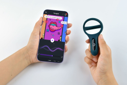 Подвійне ерекційне кільце Fun Town Rise Turquoise, керування зі смартфона - - фото №8