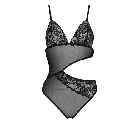 Боді з ажурним ліфом Passion CHRISTA BODY S/M, black №3