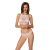 Комплект: бра, трусики з ажурним декором та відкритим кроком URSULA SET L/XL, white - фото