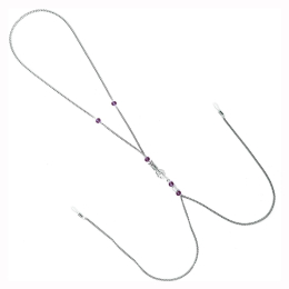 Прикраса для сосків Art of Sex - Nipple Clamps Arrow, колір фіолетовий - - фото №3