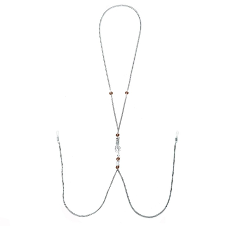 Прикраса для сосків Art of Sex - Nipple Clamps Arrow, колір гранатовий - фото