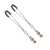 Затискач для сосків Art of Sex - Nipple Clamps Lovely Grey - фото