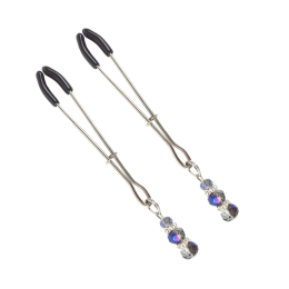 Затискач для сосків Art of Sex - Nipple Clamps Lovely Blue - фото