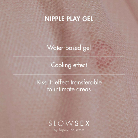 Стимулювальний бальзам для сосків Bijoux Indiscrets Slow Sex Nipple play gel - фото №3