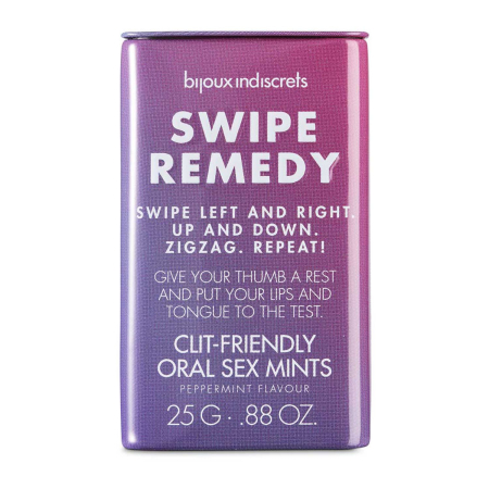 М'ятні цукерки Bijoux Indiscrets Swipe Remedy – clitherapy oral sex mints без цукру - фото