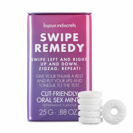 М'ятні цукерки Bijoux Indiscrets Swipe Remedy – clitherapy oral sex mints без цукру - фото №2