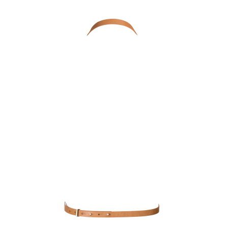 Портупея Bijoux Indiscrets MAZE - 8 Harness Brown, екошкіра - фото №2