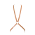Портупея Bijoux Indiscrets MAZE - 8 Harness Brown, екошкіра - фото