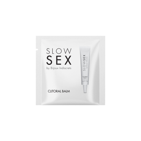 Пробник розігрівального бальзаму для клітора Bijoux Indiscrets Slow Sex Clitoral balm - фото