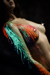 Набір воскових свічок Art of Sex size S 10 см (3 шт), низькотемпературні, люмінісцентні - - фото №6