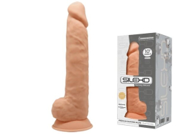 Фалоімітатор реалістичний SilexD Arnold Flesh (MODEL 5 size 10in), двошаровий, силікон+Silexpan, діа - - фото №3