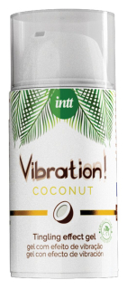 Рідкий вібратор Intt Vibration Coconut Vegan (15 мл), дуже смачний, діє до 30 хвилин - - фото №2