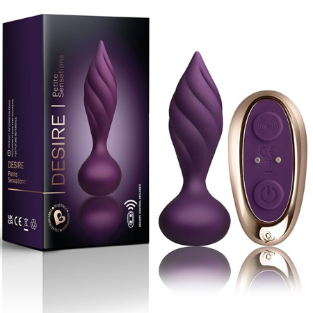 Анальна вібропробка Rocks Off Petite Sensations – Desire Purple - фото №3