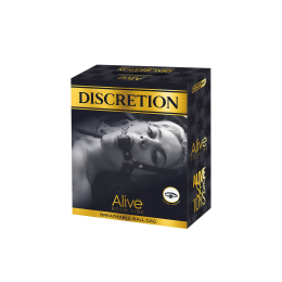 Повітропроникний кляп Alive Discretion Red - - фото №3