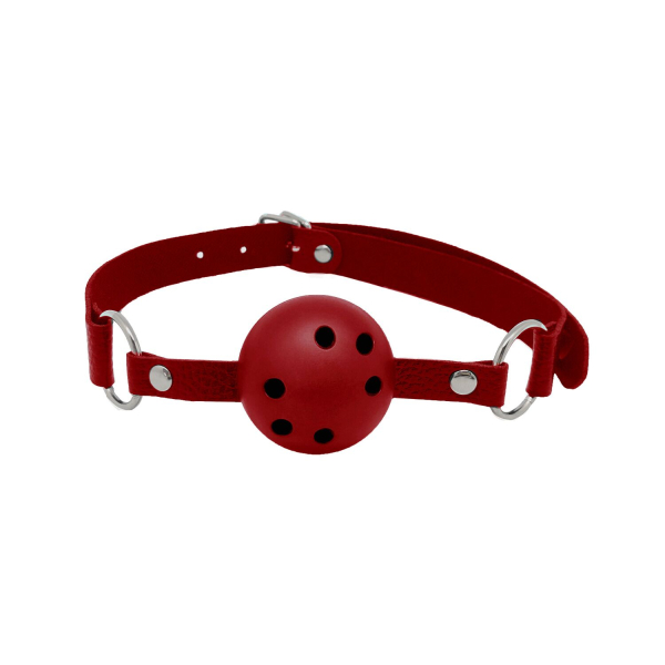 Повітропроникний кляп Alive Discretion Red - фото