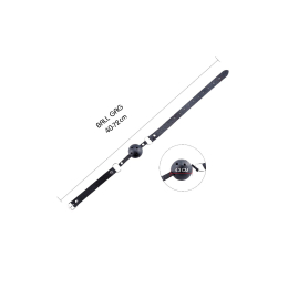 Повітропроникний кляп Alive Discretion Black - - фото №2