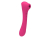 Вібратор та вакуумний кліторальний стимулятор 2-в-1 Alive Quiver Magenta Pink оновлена ??модель - фото