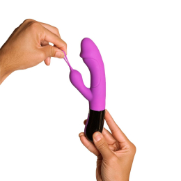 Вібратор-кролик Adrien Lastic Ares 2.0 з петелькою для пальця, що перезаряджається - - фото №6