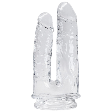 Прозорий фалоімітатор Alive Imperium Jelly Dildo для подвійного проникнення - фото
