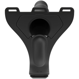 Страпон унісекс Doc Johnson Body Extensions – Be Aroused, вібрація, пульт керування, порожня насадка - - фото №4