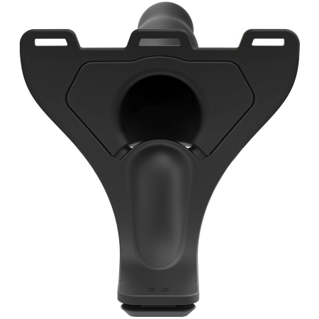 Страпон унісекс Doc Johnson Body Extensions – Be Aroused, вібрація, пульт керування, порожня насадка №4