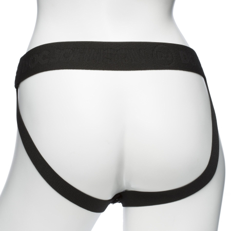 Страпон унісекс Doc Johnson Body Extensions – Be Risque, вібрація, пульт керування, порожня насадка - фото №5