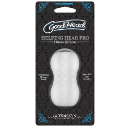 Мастурбатор Doc Johnson GoodHead – Helping Head Pro – Frost - - фото №2