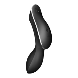 Вакуумний стимулятор з вібрацією Satisfyer Curvy Trinity 2 Black - - фото №6