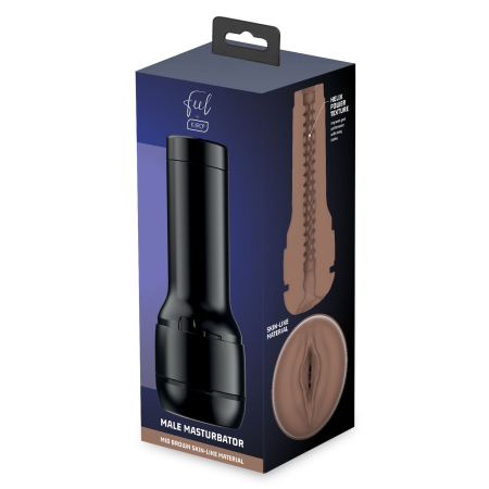 Мастурбатор-вагіна Kiiroo Feel Stroker Mid Brown для секс-машини Kiiroo Keon - фото №4