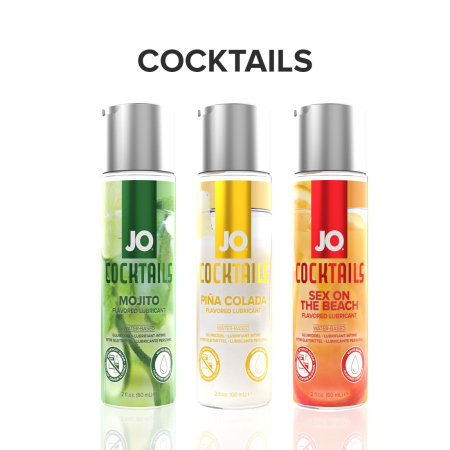 Лубрикант на водній основі JO Cocktails - Pina Colada без цукру, рослинний гліцерин (60 мл) - фото №6
