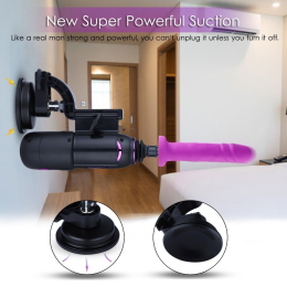 Високомобільна смарт секс-машина Hismith Pro Travel APP з фалоімітатором, присоска, пульт ДК - - фото №5