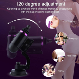 Міні секс-машина Hismith Mini Capsule Sex-Machine with Strong Suction Cup, потужна, перезаряджувана - - фото №4