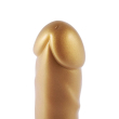 Золотий фалоімітатор Hismith 6.8? Golden Silicone Dildo, система KlicLok - фото №5